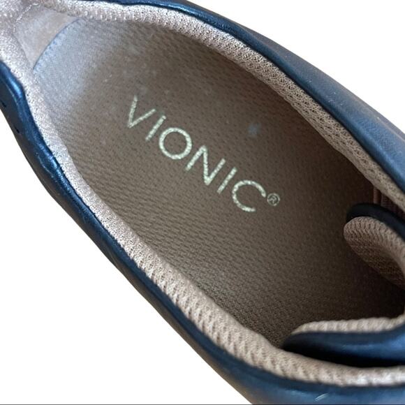 VIONIC CODIE sneakers black leather size 6.5 - Picture 9 of 11